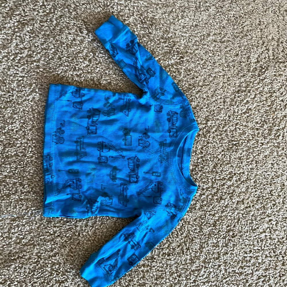 Blue/black/grey long sleeve tee 12 mos